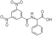 (S)-(+)-N-3,5-二硝基苯甲酰基-alpha-苯基甘氨酸分子结构 (CAS 90761-62-9)
