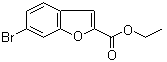 结构式 CAS# 907945-62-4, 6-溴-2-苯并呋喃羧酸乙酯