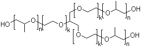 structure of CAS# 9082-00-2, Glycerol ethoxylated propoxylated;Glycerol polyethylene-propylene glycol ether