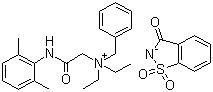 Denatonium saccharide molecular structure (CAS 90823-38-4)