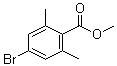 4-Bromo-2,6-dimethylbenzoic acid methyl ester molecular structure (CAS 90841-46-6)