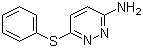 3-氨基-6-(苯硫基)哒嗪分子结构 (CAS 90844-35-2)
