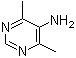 structure of CAS# 90856-77-2, 4,6-Dimethyl-5-pyrimidinamine