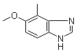 structure of CAS# 90868-11-4, 5-Methoxy-4-methyl-1H-benzimidazole