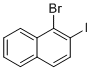 结构式 CAS# 90948-03-1, 1-溴-2-碘萘