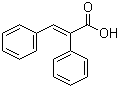 (E)-2,3-二苯基丙烯酸分子结构 (CAS 91-48-5)