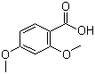 2,4-Dimethoxybenzoic acid molecular structure (CAS 91-52-1)