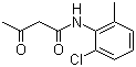 6-Chloro-o-acetacetotoluidide molecular structure (CAS 91089-62-2)