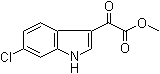 2-(6-Chloro-1H-indol-3-yl)-2-oxoacetic acid methyl ester molecular structure (CAS 91182-86-4)