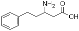 结构式 CAS# 91247-38-0, 3-氨基-5-苯基戊酸