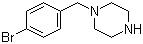 structure of CAS# 91345-62-9, 1-(4-Bromobenzyl)piperazine