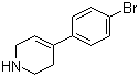 结构式 CAS# 91347-99-8, 4-(4-溴苯基)-1,2,3,6-四氢吡啶
