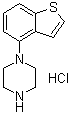 1-Benzo[b]thien-4-ylpiperazine monohydrochloride molecular structure (CAS 913614-18-3)