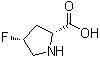 结构式 CAS# 913820-71-0, (4R)-4-氟-D-脯氨酸