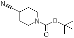 1-Boc-4-cyanopiperidine molecular structure (CAS 91419-52-2)