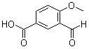3-Formyl-4-methoxybenzoic acid molecular structure (CAS 91420-99-4)