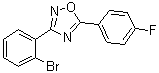 3-(2-Bromophenyl)-5-(4-fluorophenyl)-1,2,4-oxadiazole molecular structure (CAS 914242-45-8)