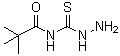 structure of CAS# 914347-05-0, N-(Hydrazinothioxomethyl)-2,2-dimethylpropanamide