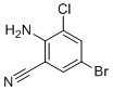 结构式 CAS# 914636-86-5, 2-氨基-5-溴-3-氯苯甲腈