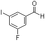 结构式 CAS# 914636-93-4, 3-氟-5-碘苯甲醛