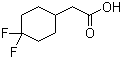 结构式 CAS# 915030-40-9, 4,4-二氟-环己烷乙酸