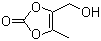 结构式 CAS# 91526-18-0, 4-(羟甲基)-5-甲基-[1,3]二氧杂环戊烯-2-酮