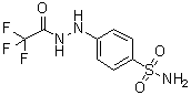 2,2,2-Trifluoroacetic acid 2-[4-(aminosulfonyl)phenyl]hydrazide molecular structure (CAS 915280-81-8)