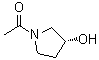 structure of CAS# 916733-17-0, (R)-1-Acetyl-3-pyrrolidinol;1-[(3R)-3-Hydroxy-1-pyrrolidinyl]ethanone