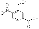 结构式 CAS# 916791-27-0, 3-(溴甲基)-4-硝基苯甲酸