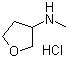 结构式 CAS# 917882-94-1, 四氢-N-甲基呋喃-3-胺盐酸盐