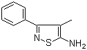 4-Methyl-3-phenylisothiazol-5-amine molecular structure (CAS 91818-68-7)