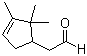 2,2,3-Trimethyl-3-cyclopentene-1-acetaldehyde molecular structure (CAS 91819-58-8)