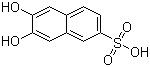 6,7-二羟基萘-2-磺酸分子结构 (CAS 92-27-3)