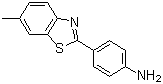 4-(6-Methyl-2-benzothiazolyl)benzeneamine  molecular structure (CAS 92-36-4)