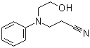 N-Cyanoethyl-hydroxyethyl aniline molecular structure (CAS 92-64-8)