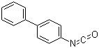 4-联苯异氰酸酯分子结构 (CAS 92-95-5)