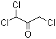 structure of CAS# 921-03-9, 1,1,3-Trichloroacetone;1,1,3-Trichloro-2-propanone; 1,1,3-TCA
