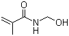 结构式 CAS# 923-02-4, N-羟甲基甲基丙烯酰胺; N-(羟甲基)-2-甲基-2-丙烯酰胺