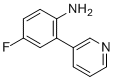 结构式 CAS# 923293-16-7, 4-氟-2-(吡啶-3-基)苯胺