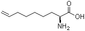 结构式 CAS# 924307-76-6, (2S)-2-氨基-8-壬烯酸