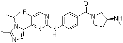 AZD 5597 molecular structure (CAS 924641-59-8)