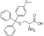 structure of CAS# 926935-33-3, S-[(4-Methoxyphenyl)diphenylmethyl]-D-cysteine