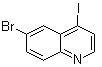 structure of CAS# 927801-23-8, 6-Bromo-4-iodoquinoline