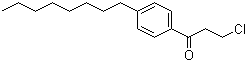 structure of CAS# 928165-59-7, 3-Chloro-1-(4-octylphenyl)-1-propanone;2-Chloroethyl 4-octylphenyl ketone
