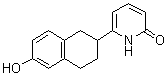6-(1,2,3,4-Tetrahydro-6-hydroxy-2-naphthyl)-2(1H)-pyridone molecular structure (CAS 92850-90-3)
