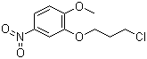2-(3-Chloropropoxy)-1-methoxy-4-nitrobenzene molecular structure (CAS 92878-95-0)
