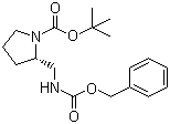 (S)-(N-Boc-Pyrrolidin-2-yl)-N-Cbz-methanamine molecular structure (CAS 929048-08-8)
