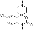 结构式 CAS# 92926-63-1, 6-氯螺[4H-3,1-苯并恶嗪-4,4'-哌啶]-2(1H)-酮
