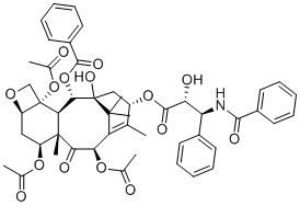 结构式 CAS# 92950-39-5, 7-乙酰基紫杉醇