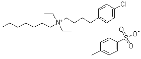 structure of CAS# 92953-10-1, Clofilium tosylate